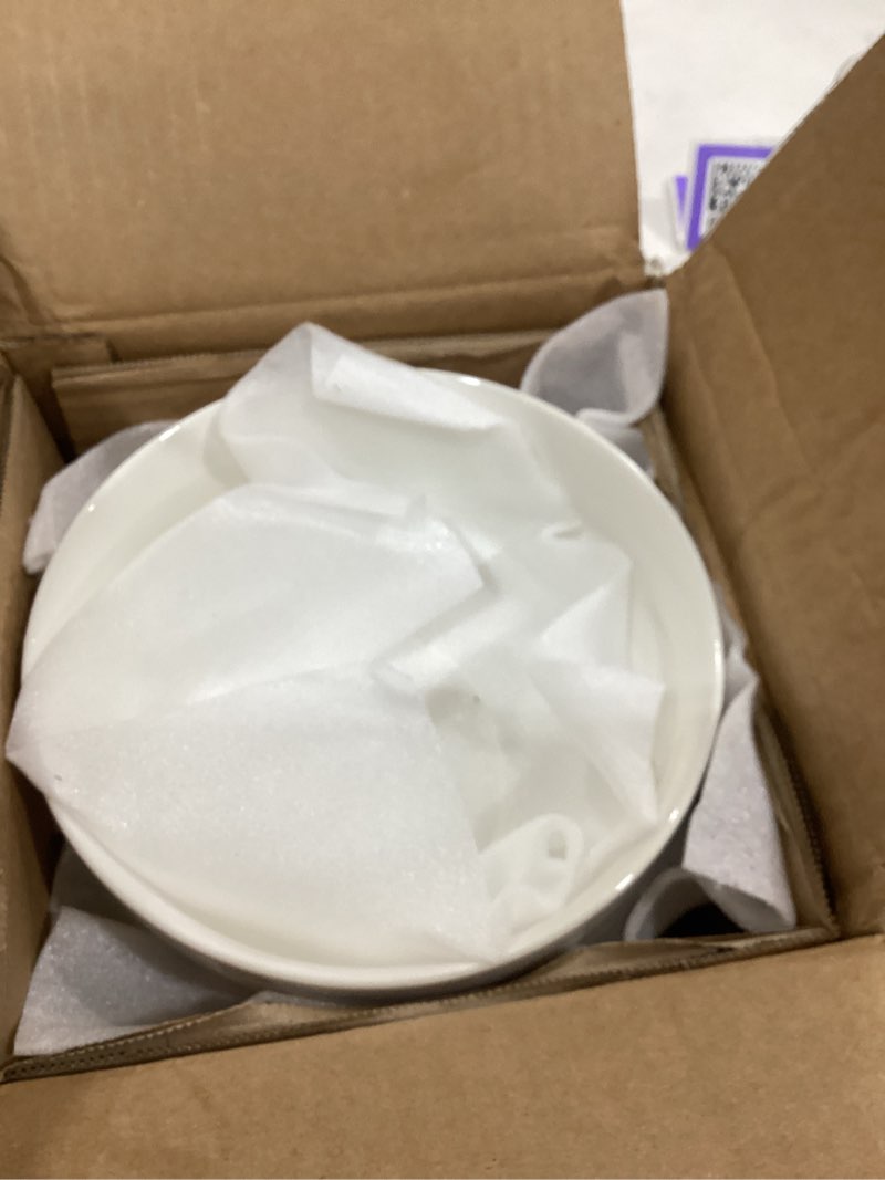 Condition photo showing New/Like New for MALACASA Salad Bowls Set, 44 OZ (7") Large Soup Bowls Cereal Bowl for Kitchen, White Ceramic Bowls Set of 2, Dishwasher & Microwave Safe,Series REGULAR Ivory White 44 OZ (Set of 2)