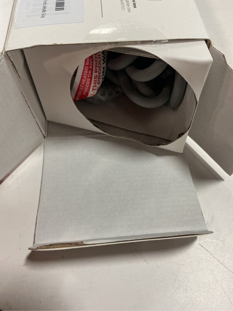 Condition photo showing Good Condition for tymo automatic rotating curling iron - tymo curlpro beach waves curling wand, portable hair curler, 500 million ionic, dual voltage & lightweight for travel, ceramic coating, 1 inch, metallic gray 1 inch metallic gray