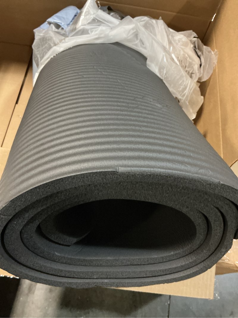 Condition photo showing As Is for movit gymnastics mat, skin-friendly and phthalate-free, for home or travel, available in 3 sizes and 12 colours