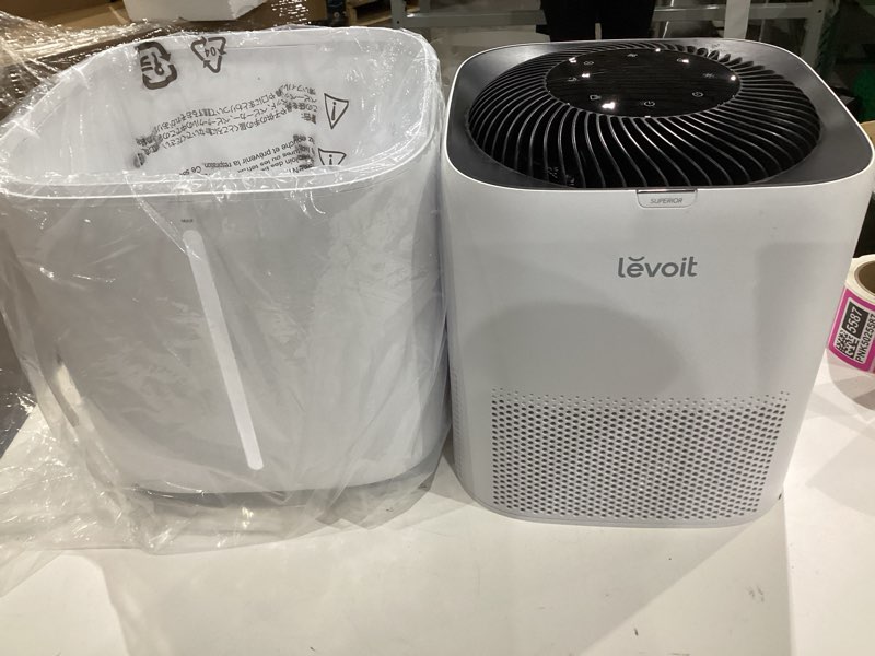 Condition photo showing As Is for incomplete)))))levoit superior 6000s smart evaporative humidifiers for home whole house up to 3000ft², 6 gal, last 72-hour, premium filter, dry mode, wheels & water