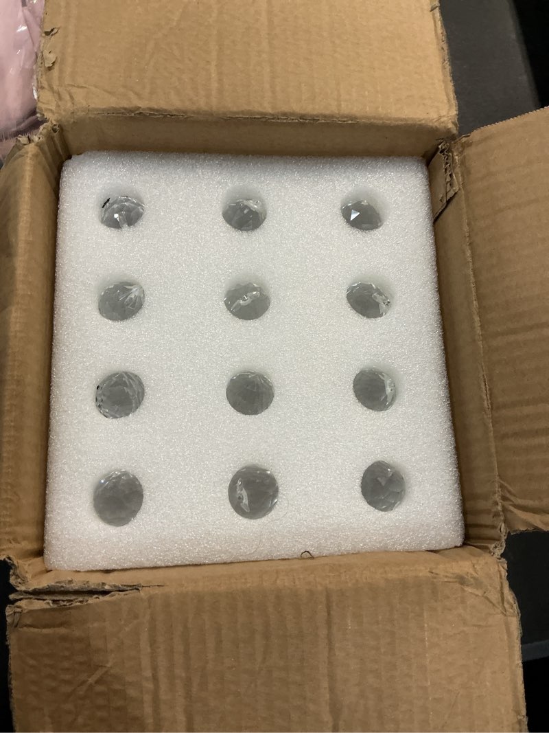 Condition photo showing New/Like New for goeco crystals wall sconce, chrome wall sconce luxury crystal drops shade wall light, e12*2 socket modern indoor decorative light for corridor, bedroom, living room, bedside, bathroom