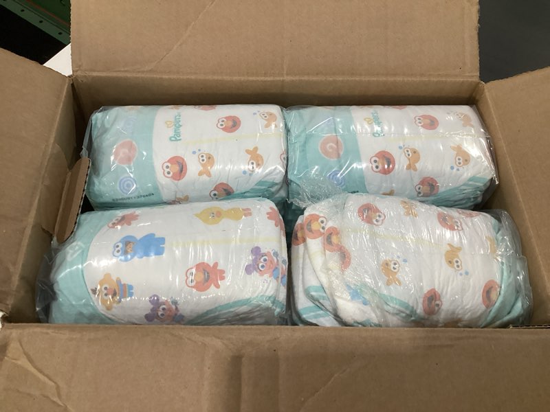 Condition photo showing Good Condition for Pampers Diapers - Baby Dry - Size 2, 112 Count, Absorbent Disposable Infant Diaper (Packaging May Vary) Size 2 112