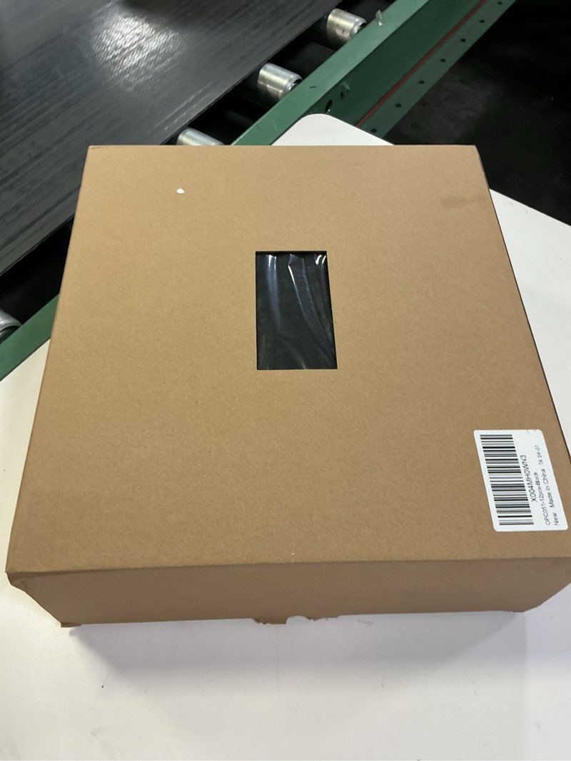 Condition photo showing New/Like New for Large Cork Board 48"x36", 12 Pack Felt Bulletin Board for Walls Black Cork Boards Tiles with Sticky Notes, Push Pins & Clips,Tack Board for Office Home Black 12 PCS