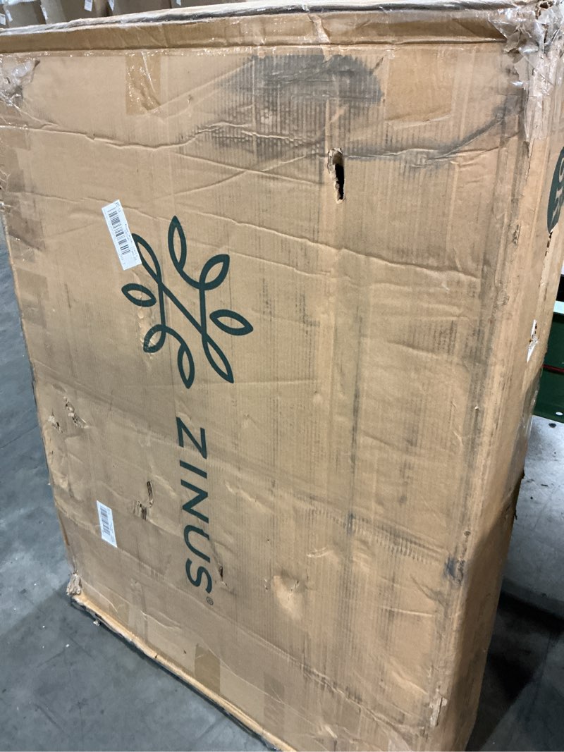 Condition photo showing As Is for Sleep Master 9 inch High Profile Bifold Box Spring, Split King