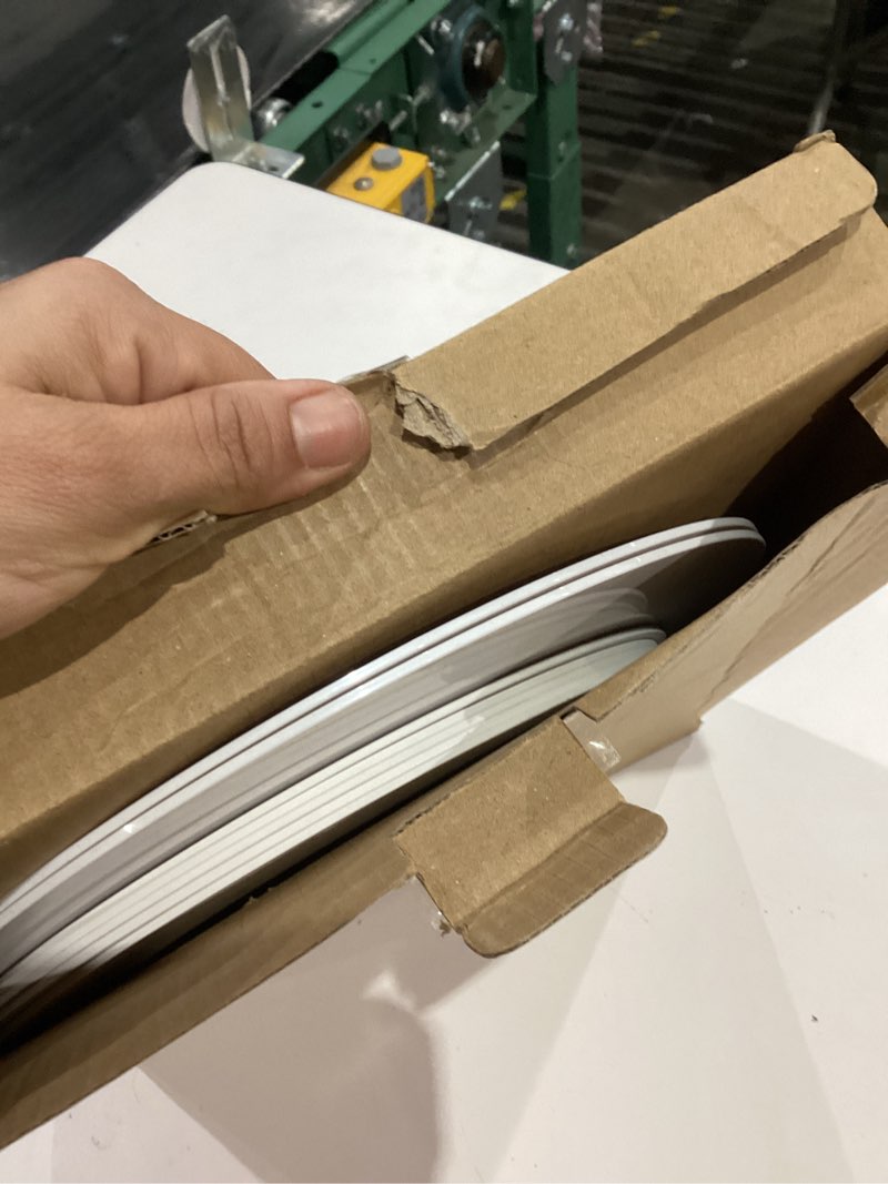 Condition photo showing Good Condition for 10 pack gloss white goof trim ring for recessed can lighting down light, outer diameter 10 inches, inner diameter 6.2 inches