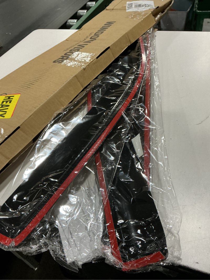 Condition photo showing Good Condition for Window Visors Rain Guards for 2015-2025 Ford F150 SuperCrew, Out-Channel Sun Rain Shades Window Vent Deflectors for 2017-2025 F-150 Raptor F250 F350 F450 F550 Super Duty Crew Cab, for Full-Size Cabs 2015-2025 f150 SuperCrew