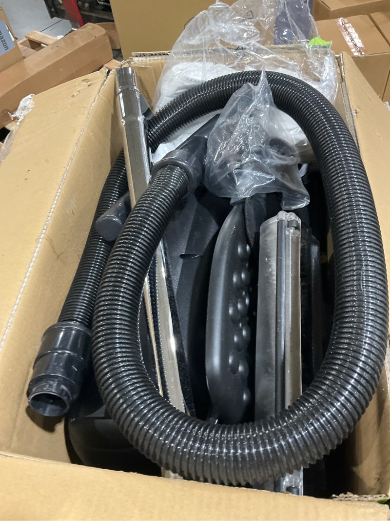 Condition photo showing As Is for atrix vacbp10 ergonomic backpack vacuum cleaner, premium bundle with 10 filters - 8-quart hepa filter, 1400w portable small vacuum for mixed-use - including: 6' hose, blower nozzles, wand, brushes