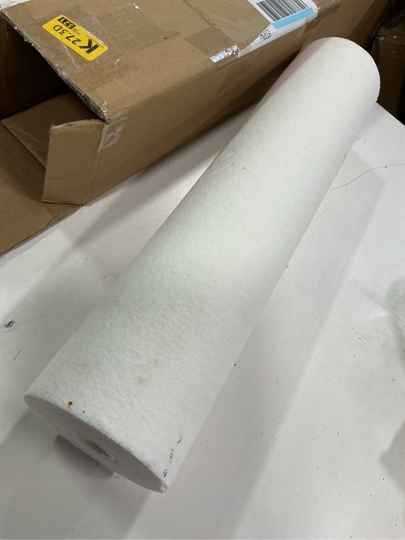 Condition photo showing As Is for Home Master Whole House 4-Layer Sediment 25 Down to 1 Micron, Radial Flow Catalytic Carbon, 2 orings