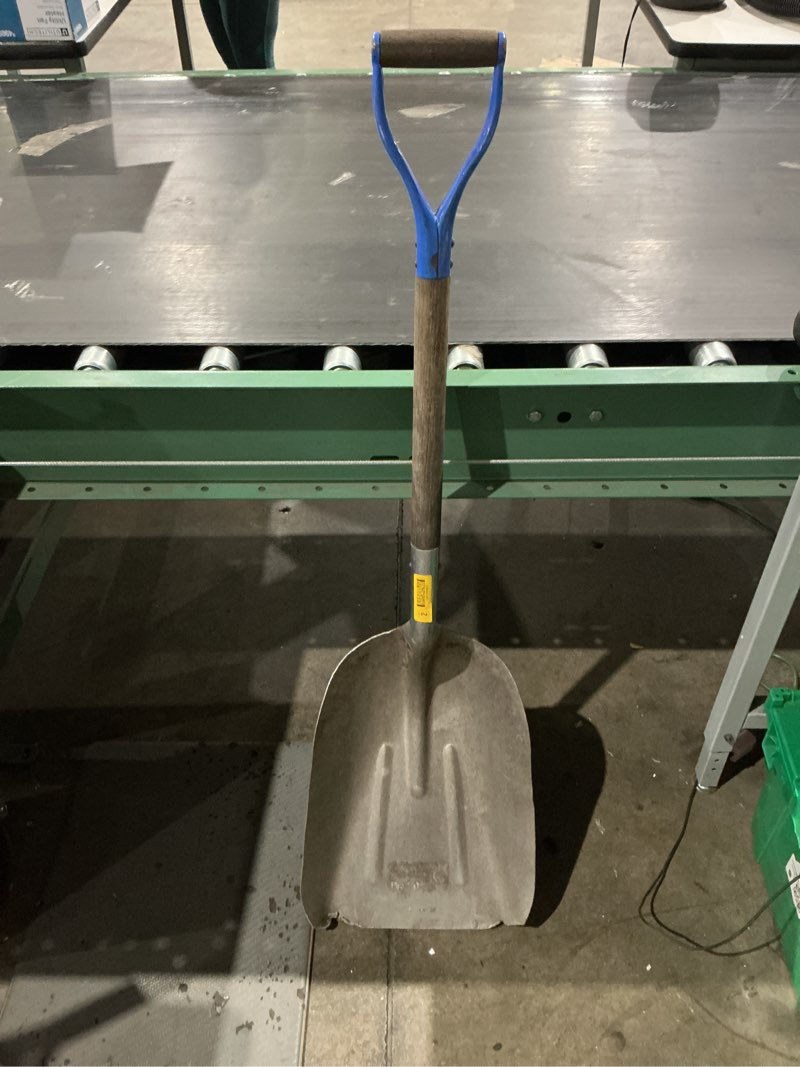 Condition photo showing As Is for bon tool 28-in wood d-handle scoop shovel