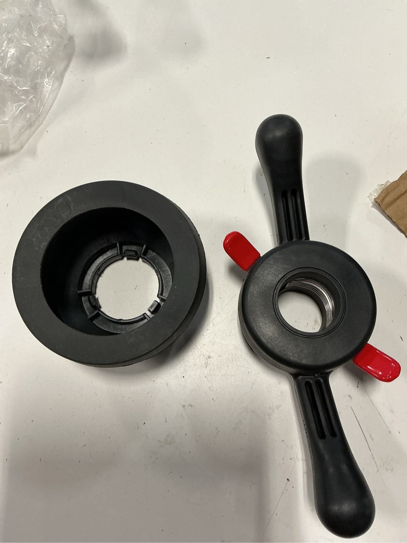 Condition photo showing Good Condition for wheel balancer parts tire balancer repair kit wheel balancer cone, tire machine cups for wheels thread pitch quick release hub wing nut wheel balancer tire change tool