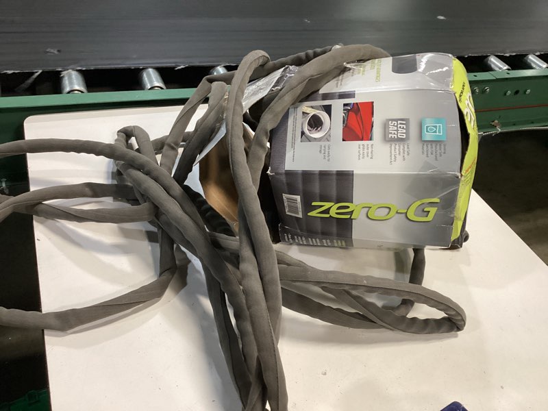 Condition photo showing As Is for apex 5/8 in. x 100 ft. zero-g hose