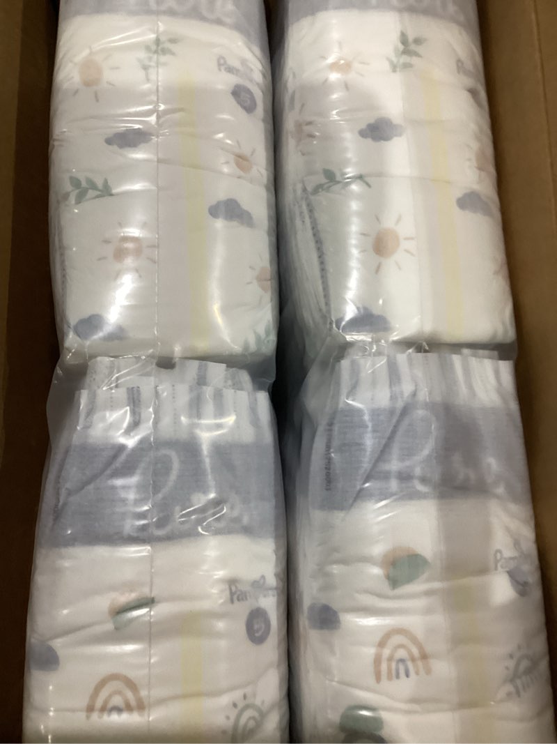 Condition photo showing New/Like New for Pampers Pure Protection Baby Diapers, Size 5 (27+ lbs), 132 Count, Up to 100% Leakproof, Premium Plant-based Skin Protection, Hypoallergenic Soft Diapers Size 5 132