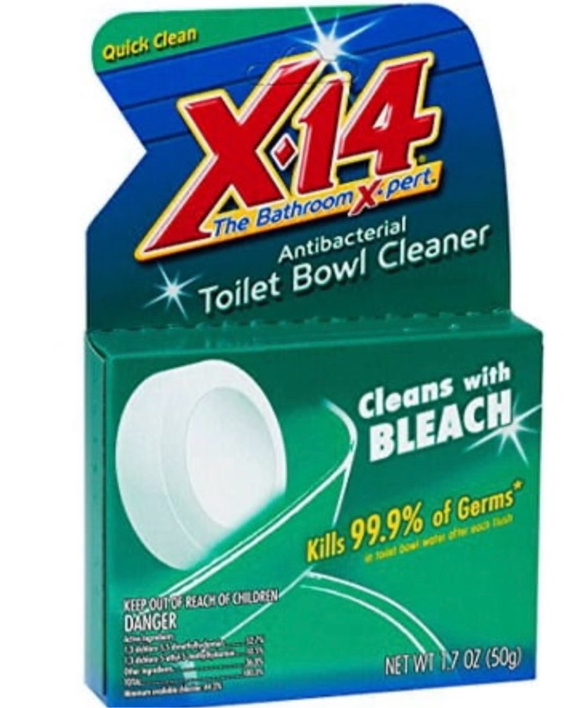 X-14 Bleach Automatic Toilet Bowl Cleaner  1.7 OZ