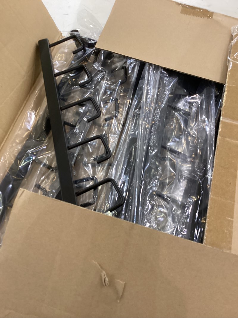 D ring cable management rack