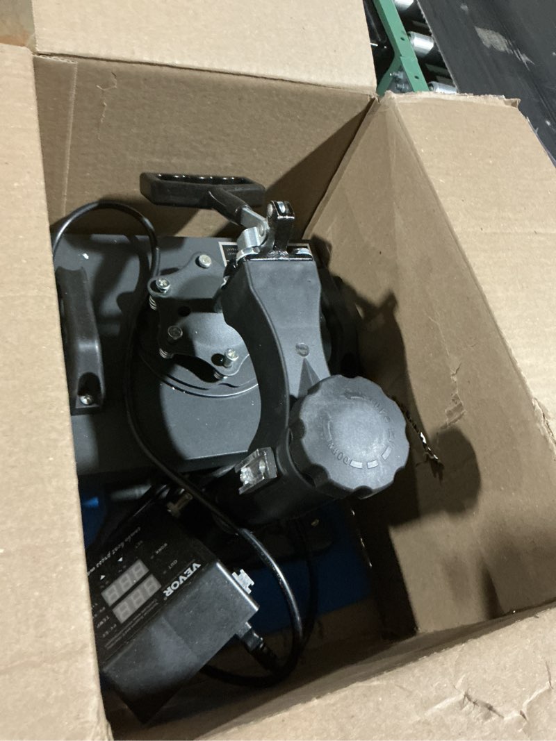 Condition photo showing As Is for VEVOR Heat Press, 12x10in Heat Press Machine, Clamshell Sublimation Transfer Printer Fast Heat-up, D
