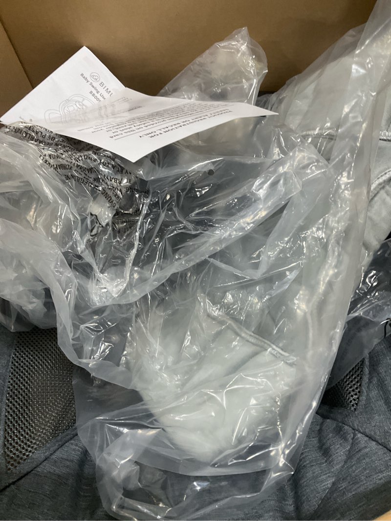 Condition photo showing As Is for Bimuva Baby Swing User Manual BB009M