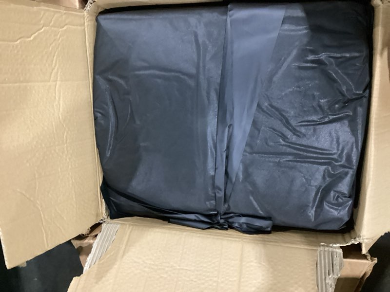 Condition photo showing As Is for kayme hail protector car cover, anti hail multilayer thickened full car cover,outdoor waterproof all weather custom fit porsche 911, honda civic, toyota corolla, nissan sentra, mazda 3, audi a3 etc b3 for sedan -length (176 to 185 inch) black