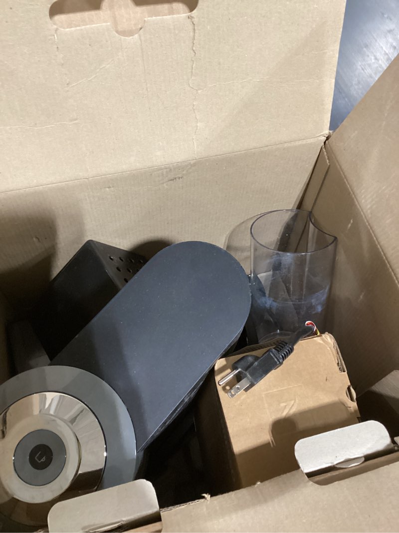 Condition photo showing As Is for Nespresso Vertuo Next Coffee and Espresso Machine by De'Longhi with Milk Frother, 8 ounces, Dark Grey Machine + Frother Dark Gray