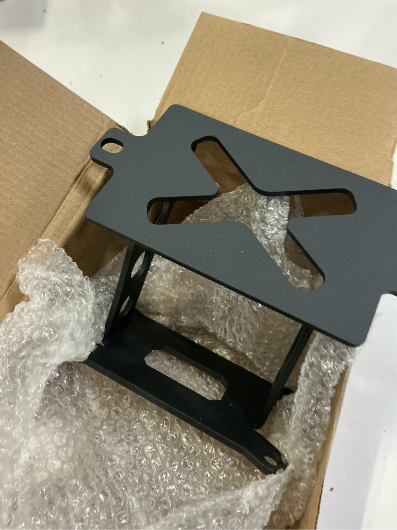 Condition photo showing Good Condition for wyckoff manifold stand pedestal mounting bracket fits air lift 3p / 3h / v2, 45 degree mount for airlift valve block, black