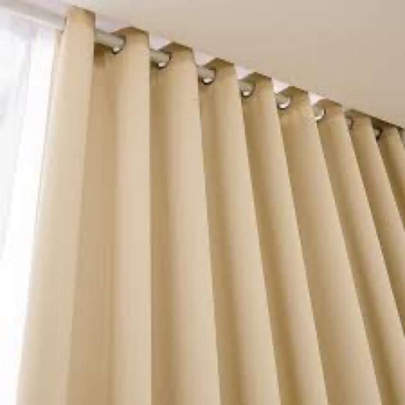 moonvan windows light yellow blackout curtains 84 inches long 2 panels set grommet blackout drapes e