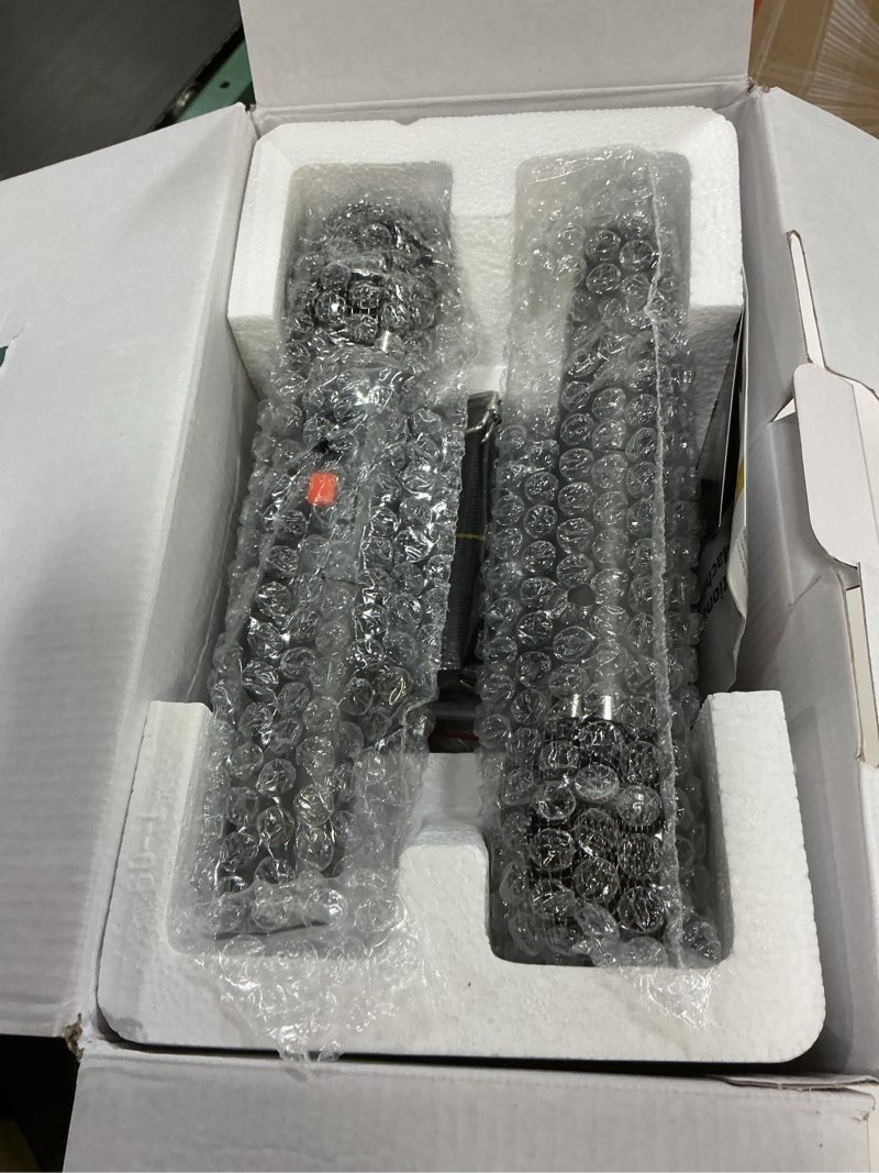 Condition photo showing New/Like New for Karaoke Machine with 2 Wireless Microphones: Portable Bluetooth Speaker for Adults & Kids - PA System with Lights Supports TWS/TF Card/USB/AUX for Home Party-Stage Monitors Gray