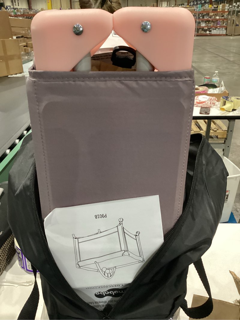 Condition photo showing Good Condition for pamo babe pack and play with bassinet, pink portable playard for baby