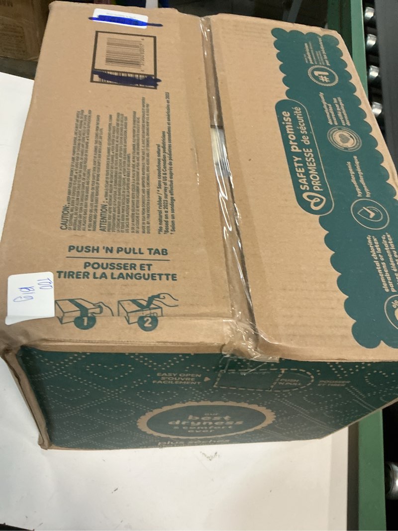 Condition photo showing New/Like New for pampers swaddlers diapers, size 3 (13-26 lbs), 168 count, absorbent, keeps baby dry and comfortable, skin safe disposable baby diaper size 3 168