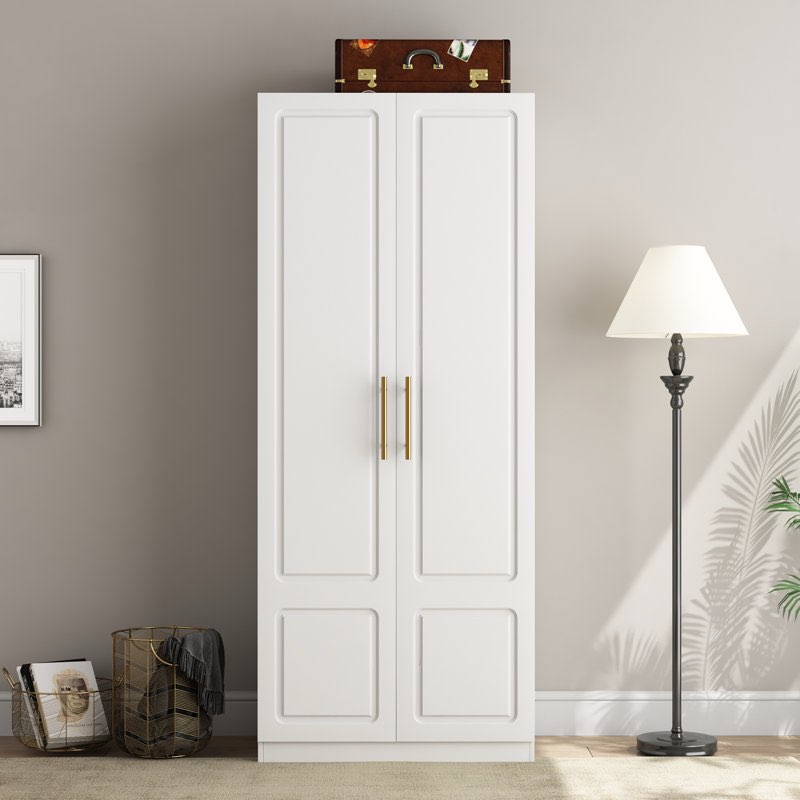 Michigan 71'' H x 31'' W Modern White Wardrobe Armoire