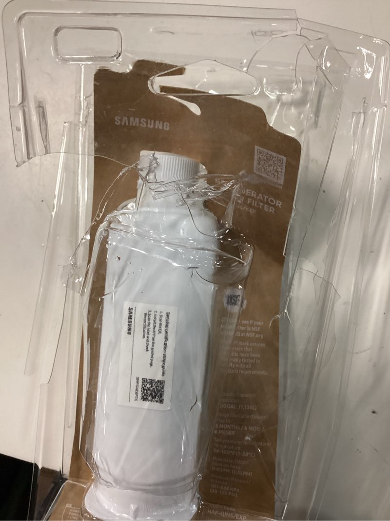 Condition photo showing As Is for doesn’t work samsung genuine haf-qin refrigerator water filter (da29-17376b) - 1 pack