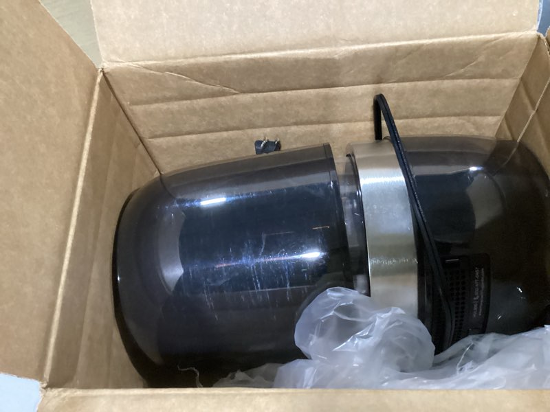 Condition photo showing As Is for Honeywell Reflection Ultrasonic Cool Mist Humidifier. Cool Mist Top Fill Humidifier for Medium Room, Bedroom, Kids Room, and Office. Helps relieve cough and congestion - Black, HUL900B