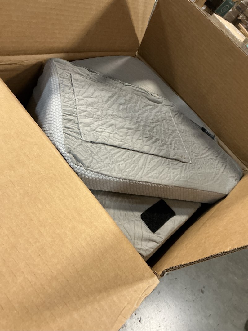 Condition photo showing Good Condition for 9PCS Orthopedic Bed Wedge Pillow Set for After Surgery Recovery, Body Positioners for Back and Leg Pain Relief, Adjustable Memory Foam Comfort for Sitting up in Bed, Ideal for Adult Acid Reflux & GERD