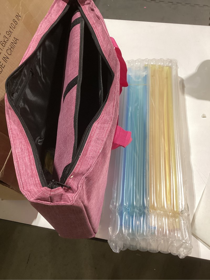 Condition photo showing New/Like New for American Mahjong Set, 166 White Tiles with Pink Bag, 4 All-in-One Rack/Pushers, Mah jongg Game Set (Mah-Jongg, Majiang,Ma Jong)