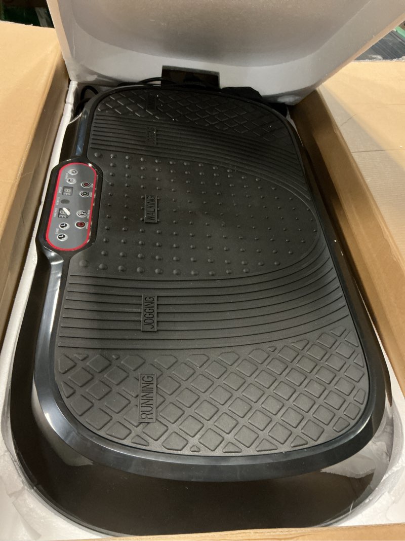 Condition photo showing Good Condition for lifepro waver vibration plate exercise machine – high-intensity vibration plate for lymphatic drainage – full-body workout vibrating platform with loop bands – fitness equipment for strength & toning black
