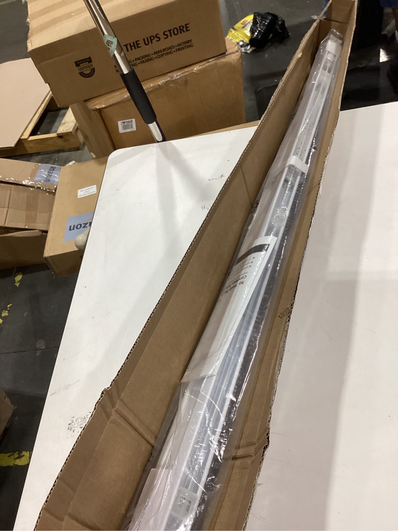 Condition photo showing Good Condition for lazblinds no tools no drill 1" vinyl mini blinds, cordless blinds for windows, light filtering horizontal window blinds & shades, 41" w x 48" h, white cordless-white 41" w x 48" h