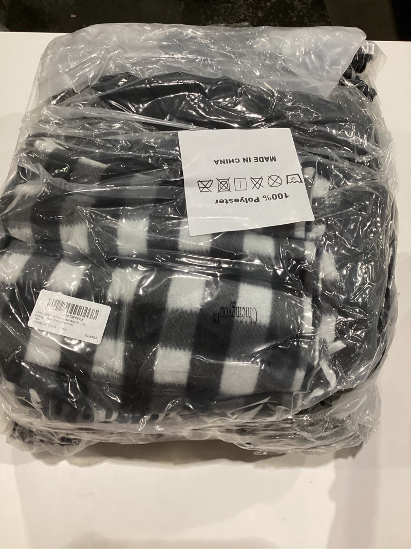 Condition photo showing New/Like New for 48 Pcs Winter Beanie Hat Glove Scarf Set Bulk Fleece Windproof Ski Glove Plaid Scarves Warm Beanie Cap for Women Men Homeless Stylish