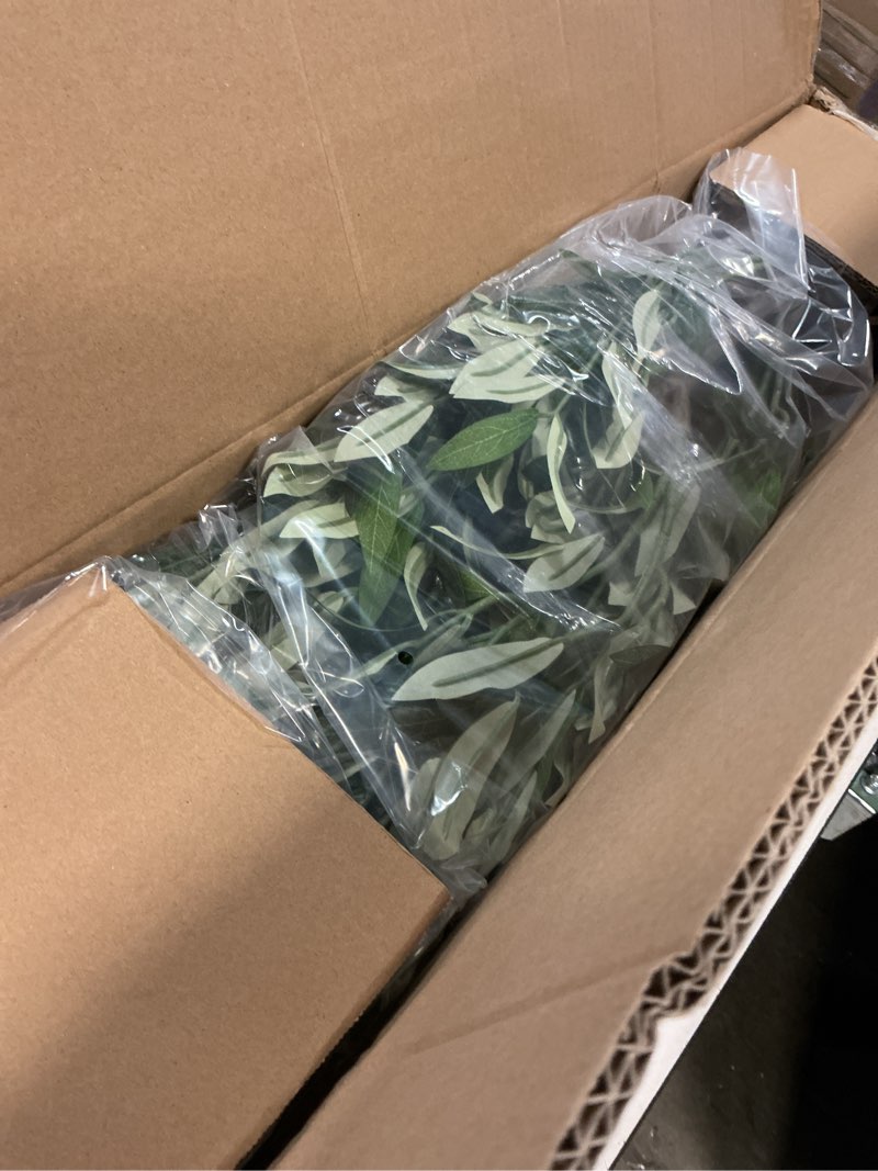 Condition photo showing Good Condition for alupssuc 6ft olive tree artificial indoor, fake tree potted faux olive trees with lifelike fruits and realistic leaves, artificial plants indoor fake plants for modern home office living room decor