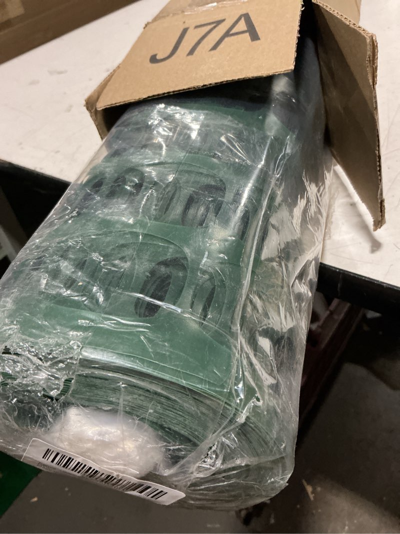 Condition photo showing New/Like New for potatolife plastic mesh fence safety fence, 4'x100' roll with 100 zip ties, resuable temporary netting for garden fencing, construction, snow fencing, animal barrier, poultry, deer, patio, green 8.73 lb/roll green