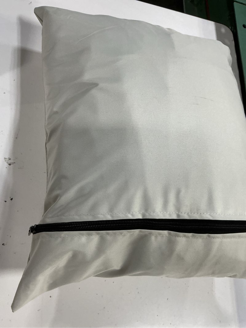 Condition photo showing New/Like New for outdoor swivel patio chair cover 4 pack,600d waterproof heavy duty outdoor chair cover, patio furniture covers, outdoor furniture covers waterproof, 30 w x 34 d x 36 h inches beige and brown 4pack-30"w x 34"d x 36"h 4park-beige