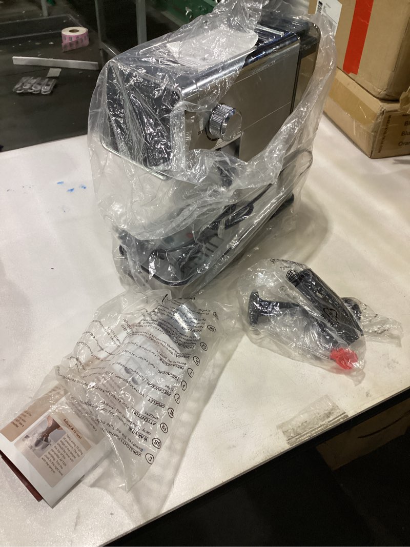 Condition photo showing As Is for 20 Bar Espresso Coffee Machine with LED Touch Screen, Espresso Maker with Self-Cleaning Function & Milk Frother, Compact Cappuccino & Latte Maker for Home and Office