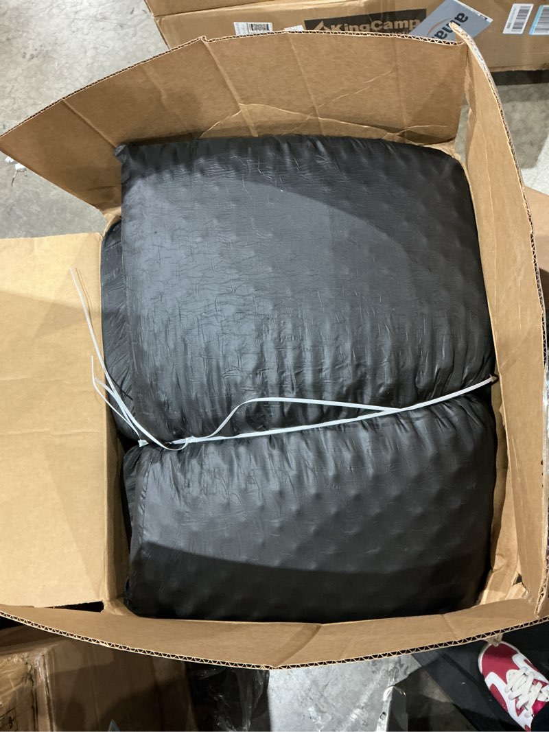 Condition photo showing As Is for wnpethome xxl extra large dog bed, washable dog couch with removable waterproof cover, orthopedic large pet sofa bed with bolster sides for sleeping dark gery xxxx-l(61x43x7.5in)
