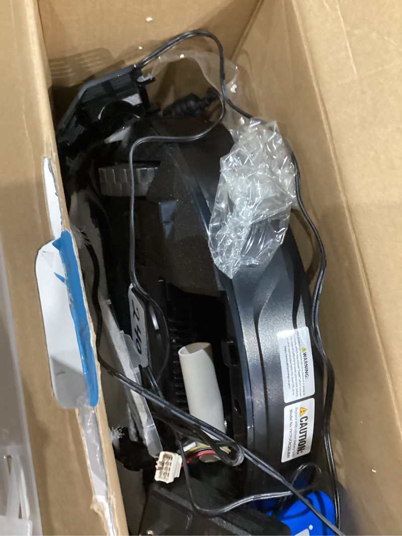 Condition photo showing As Is for serenelife pure clean pucrc26b.9 automatic robot vacuum cleaner-robotic auto home cleaning for clean carpet hardwood floor-bot self detects stairs-air filter pet hair allergies friendly-