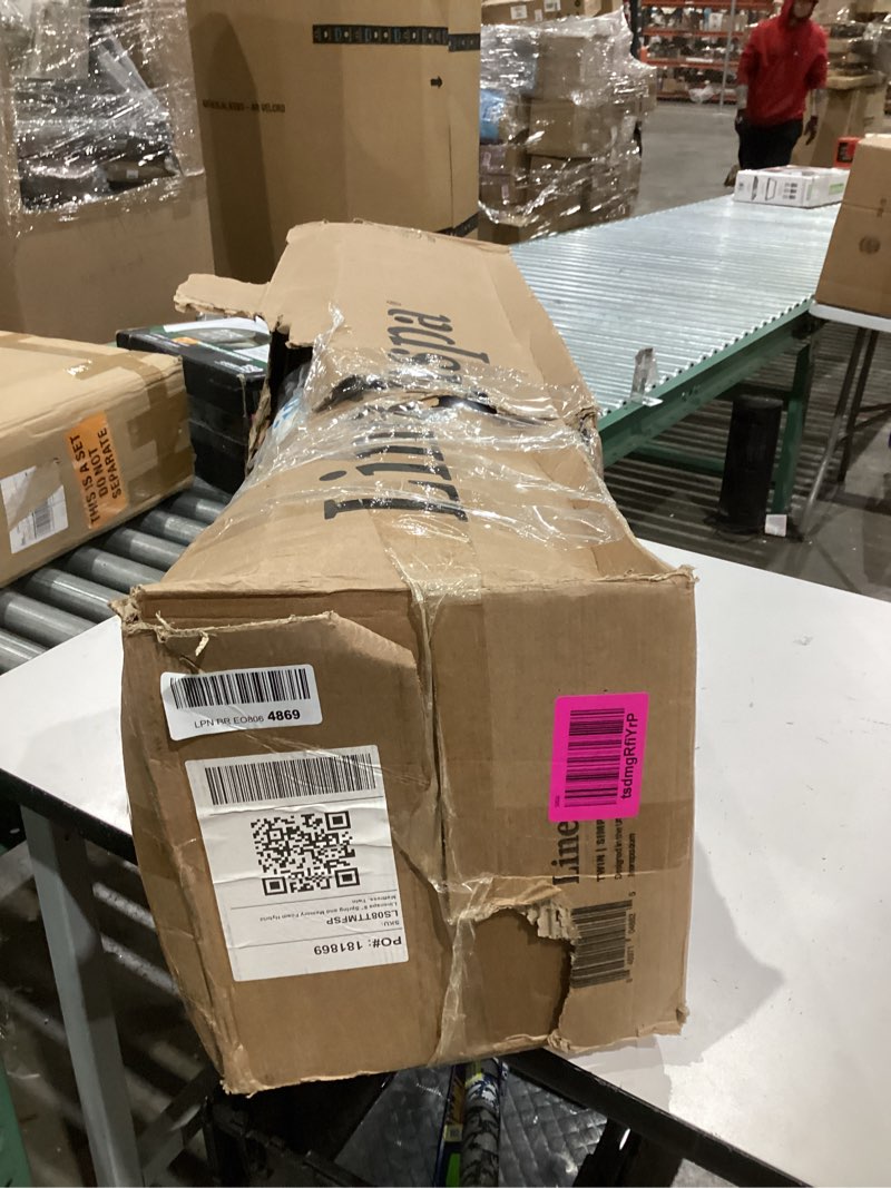 Condition photo showing New/Like New for Linenspa 8 Inch Memory Foam and Spring Hybrid Mattress - Medium Firm Feel - Bed in a Box - Quality Comfort and Adaptive Support - Breathable - Cooling - Guest and Kids Bedroom - Twin Size