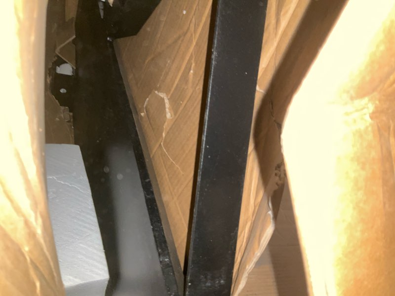 Condition photo showing As Is for Unknown metal frame