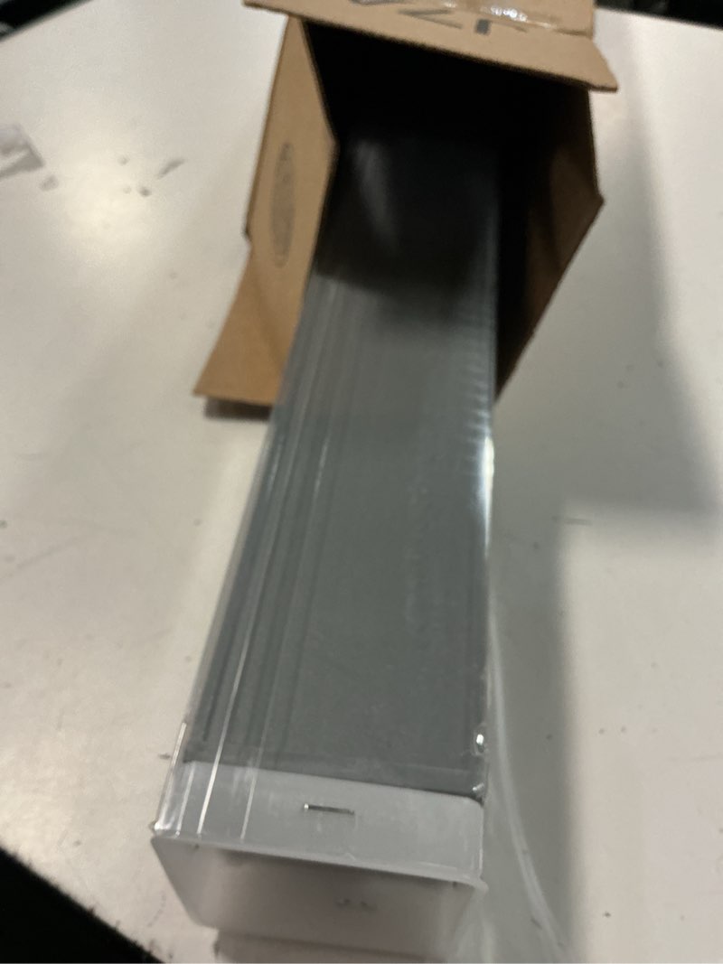 Condition photo showing New/Like New for persilux blackout roller blinds for windows, cordless free-stop roller shades with valance, thermal insulated fabric window blinds, uv protection shades for home and bedroom (grey,47" w x 72" h) 47"w x 72"h grey