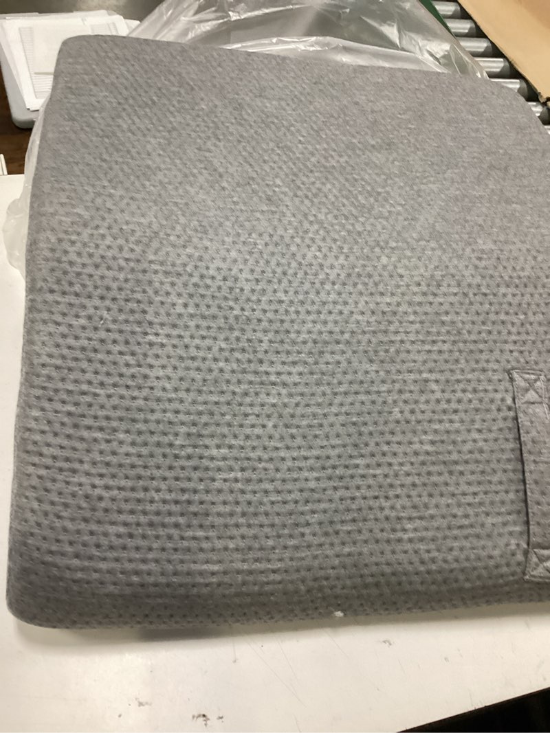 Condition photo showing As Is for megcxit leg pillow elevation blood circulation, leg wedge for elevation for swelling, leg elevating pillow for after surgery, memory foam foot knee pillow for back sleeping 23.6×16.8×8 inch dark grey 23.6*16.8*8 inch dark grey