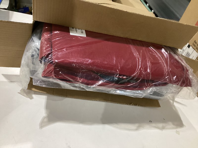 Condition photo showing New/Like New for Outdoor Cushions, Outdoor Chair Cushions 24x24x4 Inch, Cushions for Outdoor Furniture with Removable Cover, Waterproof & Fade Resistant Outdoor Seat Cushions for Patio, Lawn, Burgundy Burgundy Seat 24x24 In + Back 24x20 In