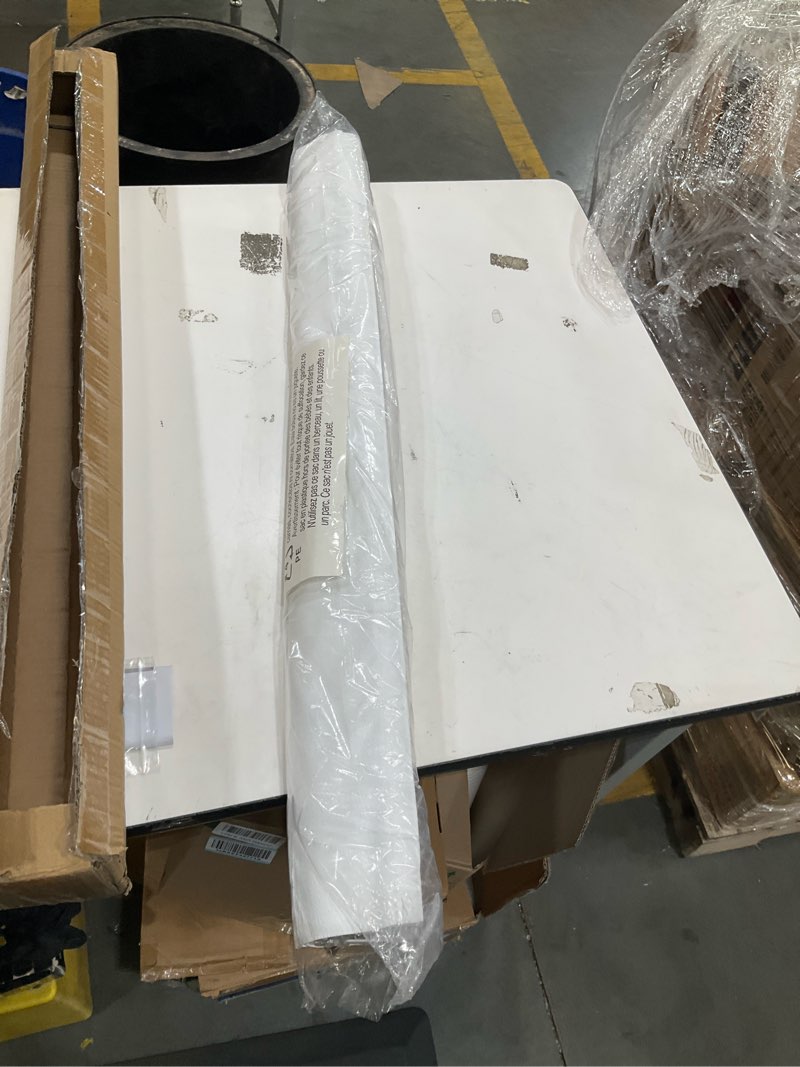 Condition photo showing Good Condition for no tools no drill cordless roman shades for indoor windows 100% blackout, for window size 35" w × 64" h white white 35" w × 64" h
