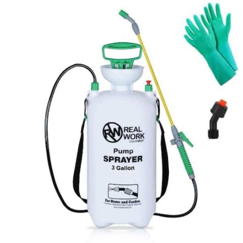 RealWork 3 Gallon Plastic Handheld Tank Sprayer