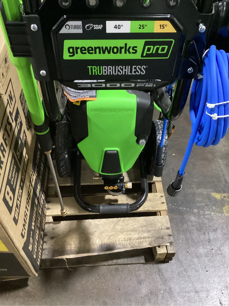 Condition photo showing Good Condition for greenworks 3000-psi 2.0-gpm cold water electric pressure washer