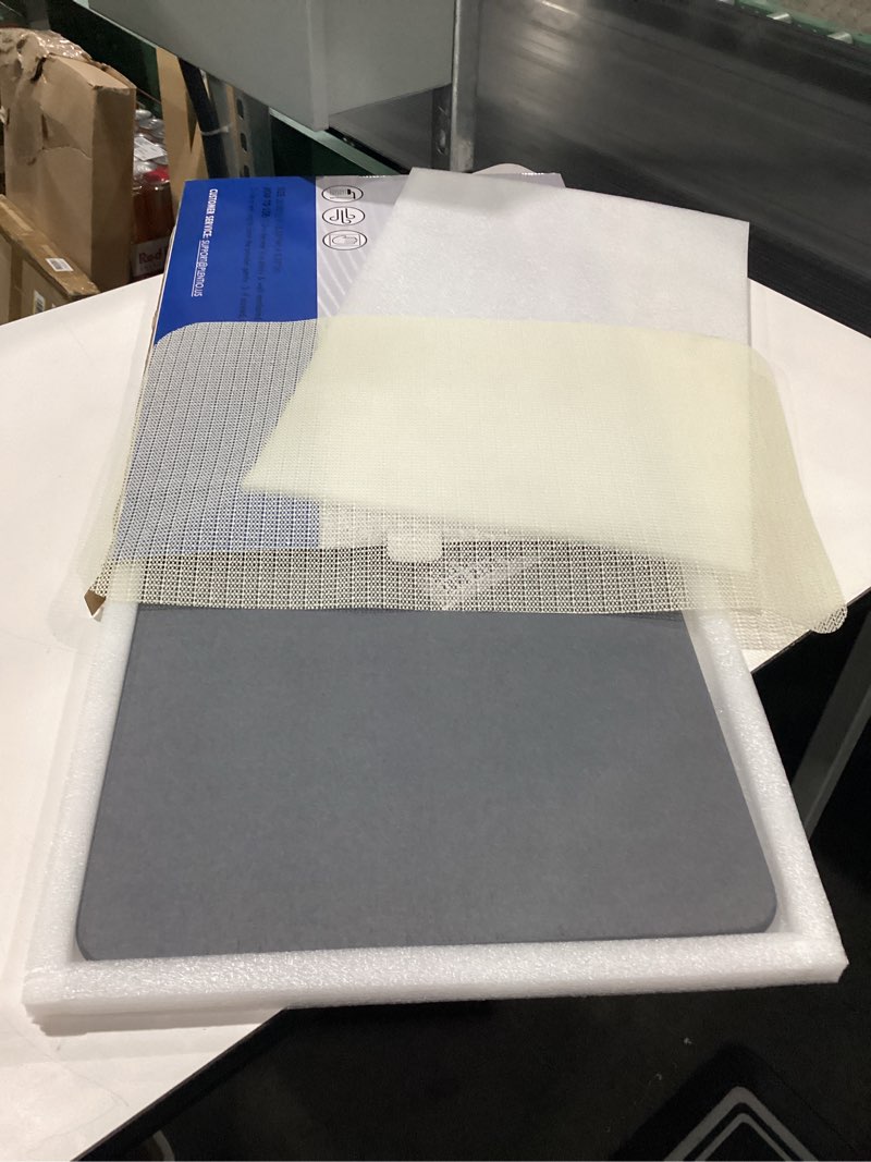 Condition photo showing Good Condition for Plentio Stone Bath Mat, Non-Slip Natural Diatomaceous Earth Bath Mat, 23.5" x 15.5" Super Absorbent Quick Drying, Multifunctional Eco-Friendly Bath Stone Mat, Easy to Clean, Dark Gray